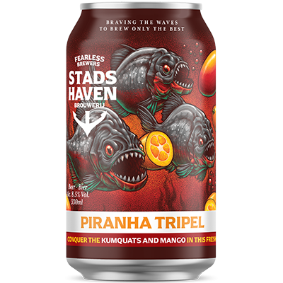 Stadshaven - Piranha Tripel blik 33cl